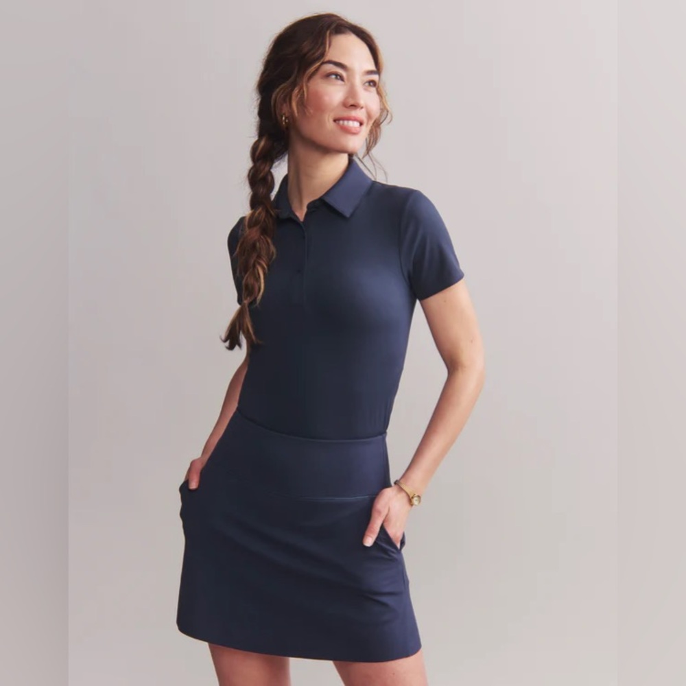 NWOT - Rhone Course to Court Polo & Skort Set - Navy Blue, Size M